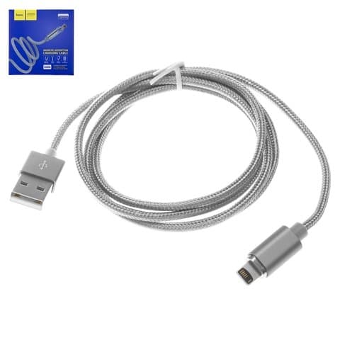 USB-������ Hoco U40A, Lightning, 100 ��, ���������, � ���������� �������, 2.0 �, ����