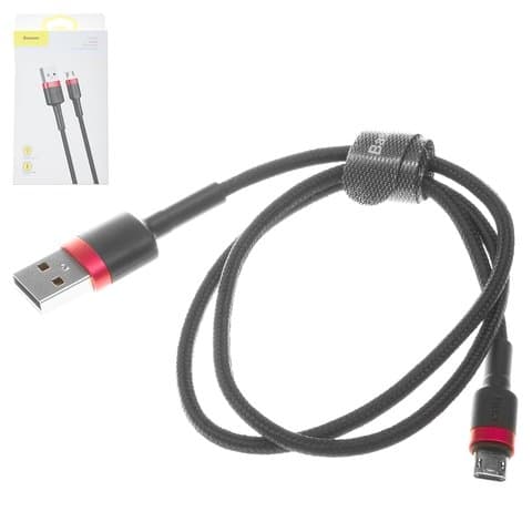 USB-������ Baseus Cafule, Micro-USB, 50 ��, 2.4 �, ������, �������, #CAMKLF-A91