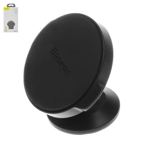 Автодержатель Baseus, чорний, магнитный, клейкая основа, #SUER-B01