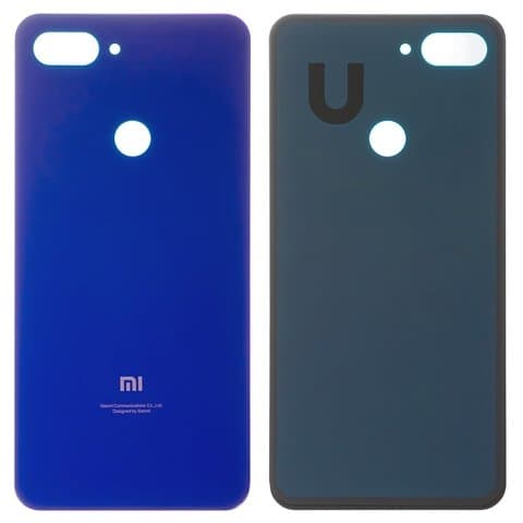 Задня кришка Xiaomi Mi 8 Lite, M1808D2TG, синя, Aurora Blue, Original (PRC) | корпус, задняя панель аккумулятора, АКБ, батареи