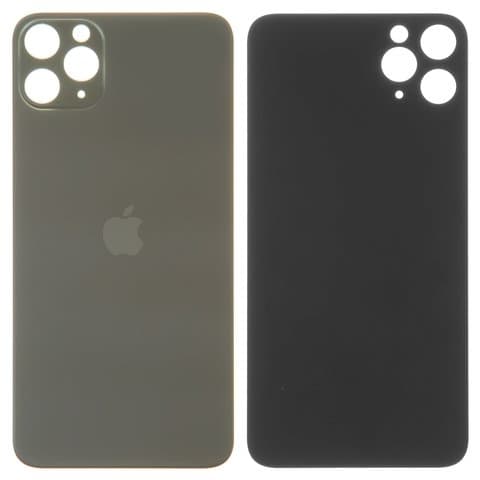 Задня кришка Apple iPhone 11 Pro Max, сіра, Matte Space Gray, потрібно знімати скло камери, small hole, Original (PRC) | корпус, крышка аккумулятора, АКБ, батареи