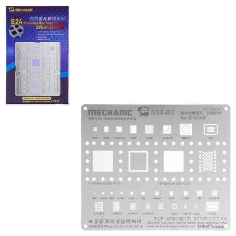 BGA-�������� Mechanic S24-02 ��� Apple iPhone 6, iPhone 6 Plus