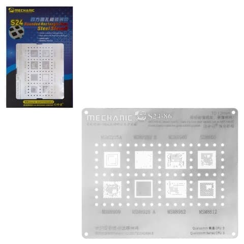 BGA-�������� Mechanic S24-86, qualcomm series CPU 3