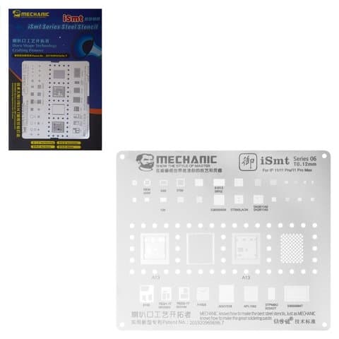 BGA-�������� Mechanic iSmt Series 06 ��� Apple iPhone 11, iPhone 11 Pro, iPhone 11 Pro Max