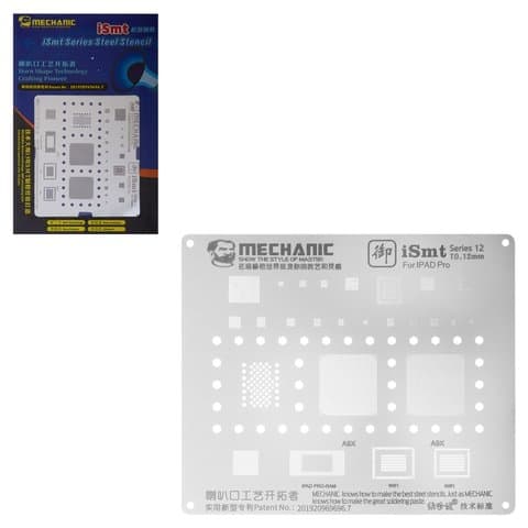 BGA-�������� Mechanic iSmt Series 12 ��� Apple iPad Pro 12.9, iPad Pro 9.7