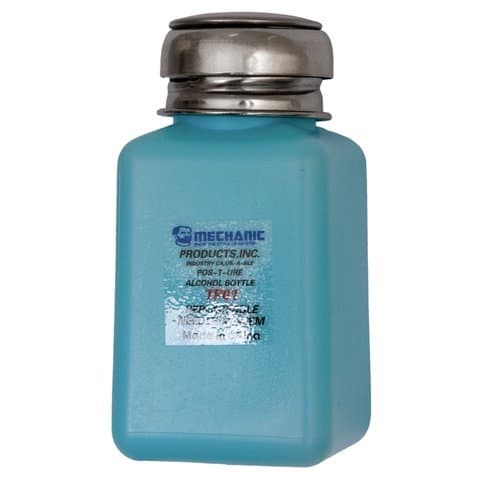 Баночка Mechanic TP01, для спирта, с дозатором, антистатичная, 180 мл | емкость, банка, бутылка