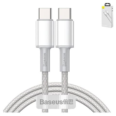 USB-������ Baseus High Density Braided, Type-C, 100 ��, � ���������� �������, Type-C �� Type-C, 5.0 �, ����, #CATGD-02