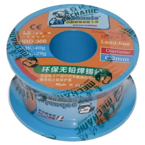 ������ Mechanic HBD-366, Sn 42%, Bi 58%, 0,3 ��, 40 �, ������������