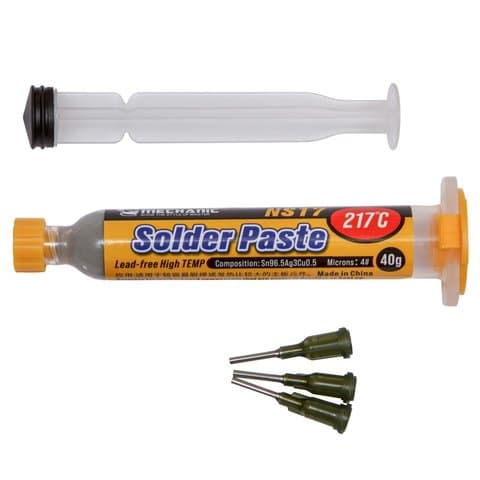 BGA-����� Mechanic NS17, Sn 96,5%, ������������, Ag 3%, Cu 0,5%, 217 �C, 40 �