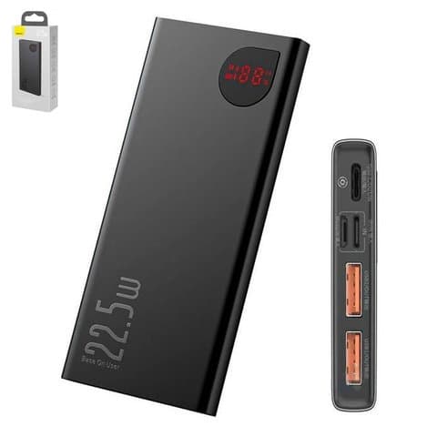 Power bank Baseus Adaman, 10000 mAh, � ��������, ������, Quick Charge, 22,5 ��, #PPAD000001