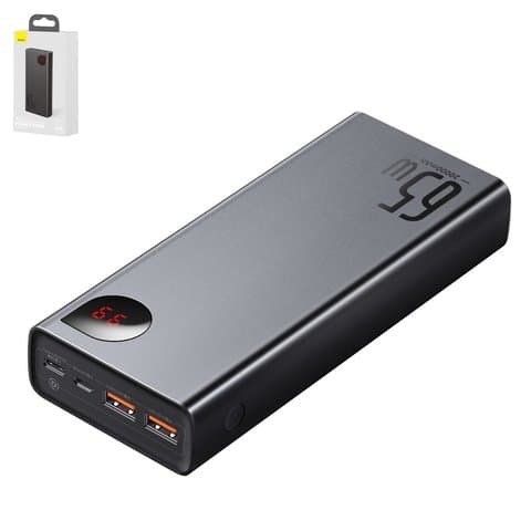 Power bank Baseus Adaman, 20000 mAh, � ��������, c �������, ������, 65 ��, #PPIMDA-D01