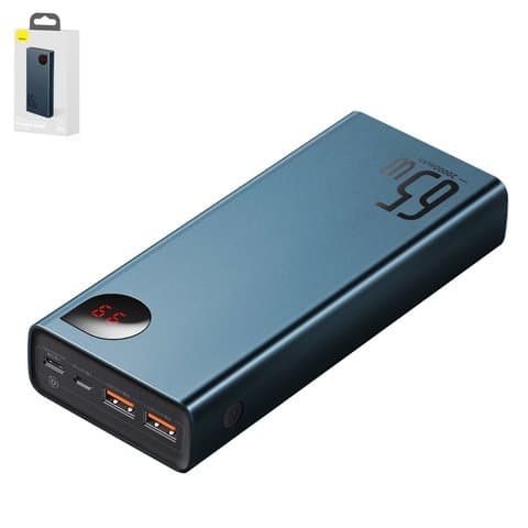 Power bank Baseus Adaman, 20000 mAh, � ��������, c �������, �����, Quick Charge, 65 ��, #PPIMDA-D03
