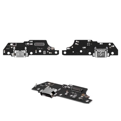 Плата зарядки Motorola Moto E20, XT2155, шлейф коннектора зарядки, с микрофоном, High Copy