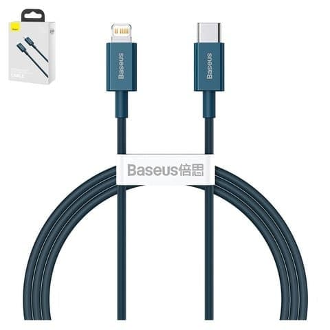 USB-������ Baseus Superior, Type-C �� Lightning, 100 ��, �����������, �����, 20 ��, #CATLYS-A03