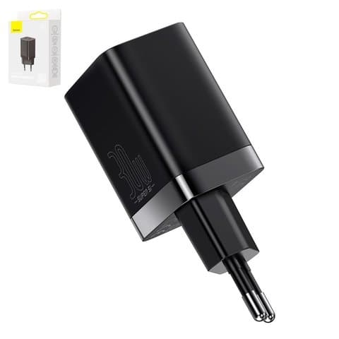 ������� �������� ���������� Baseus Super Si Pro, Quick Charge, ������, USB Type-C, USB ���-A, 30 ��, CCSUPP-E01