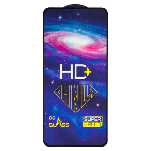 Захисне скло Samsung SM-A536 Galaxy A53 5G, 0.2 мм, iNobi, Full Glue, сумісне з чохлом (клей по всей площади стекла), чорне, HD+ | Закаленное защитное стекло