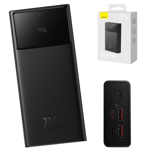 Power bank Baseus Star-Lord Digital, 30000 ���, � USB ������� ���-C, ������, Fast Charge, 22,5 ��, #PPXJ060101