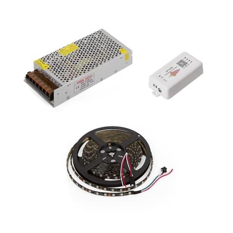 ������������ ����� RGB SMD5050, WS2811 (5 �) +, Bluetooth-���������� + ���� �������