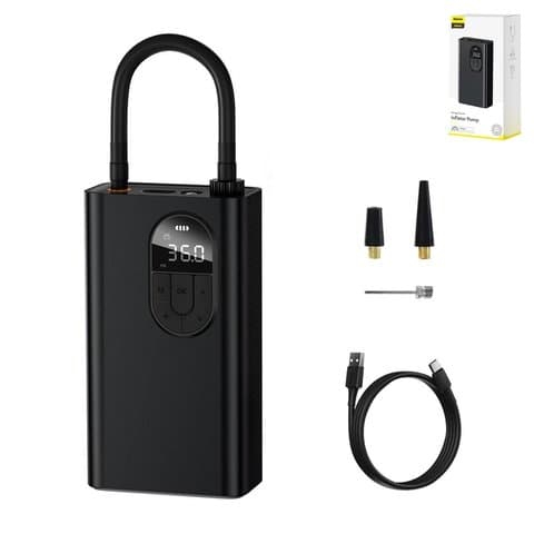 ���������� Baseus Energy Source Inflator Pump, ������, 54 ��, 5-150 PSI, #CRNL040001