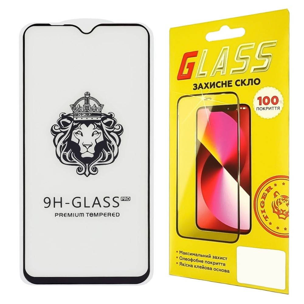 ������� ���� Samsung SM-A105 Galaxy A10, SM-A107 Galaxy A10s, SM-M105 Galaxy M10, �����, Lion, 0.3 ��, 2.5D, iNobi, Full Glue, ���� �� ��� ��������, ������ � ������ | ���������� �������� ������