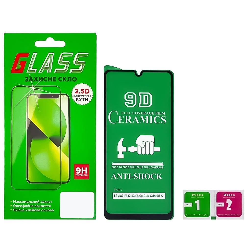 �������� ������ Samsung SM-A225 Galaxy A22, SM-A315 Galaxy A31, SM-A325 Galaxy A32, SM-M325 Galaxy M32, Full Glue (���� �� ���� ������� ������), Ceramics, ������