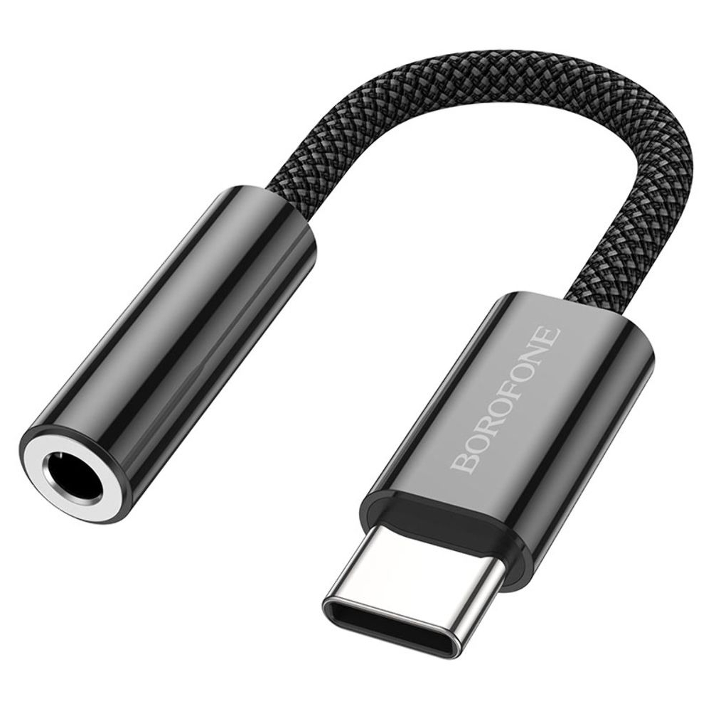 �������-���������� Borofone BV15, ����� ��������� Type-C �� Jack 3.5 (F), 10 ��, ������