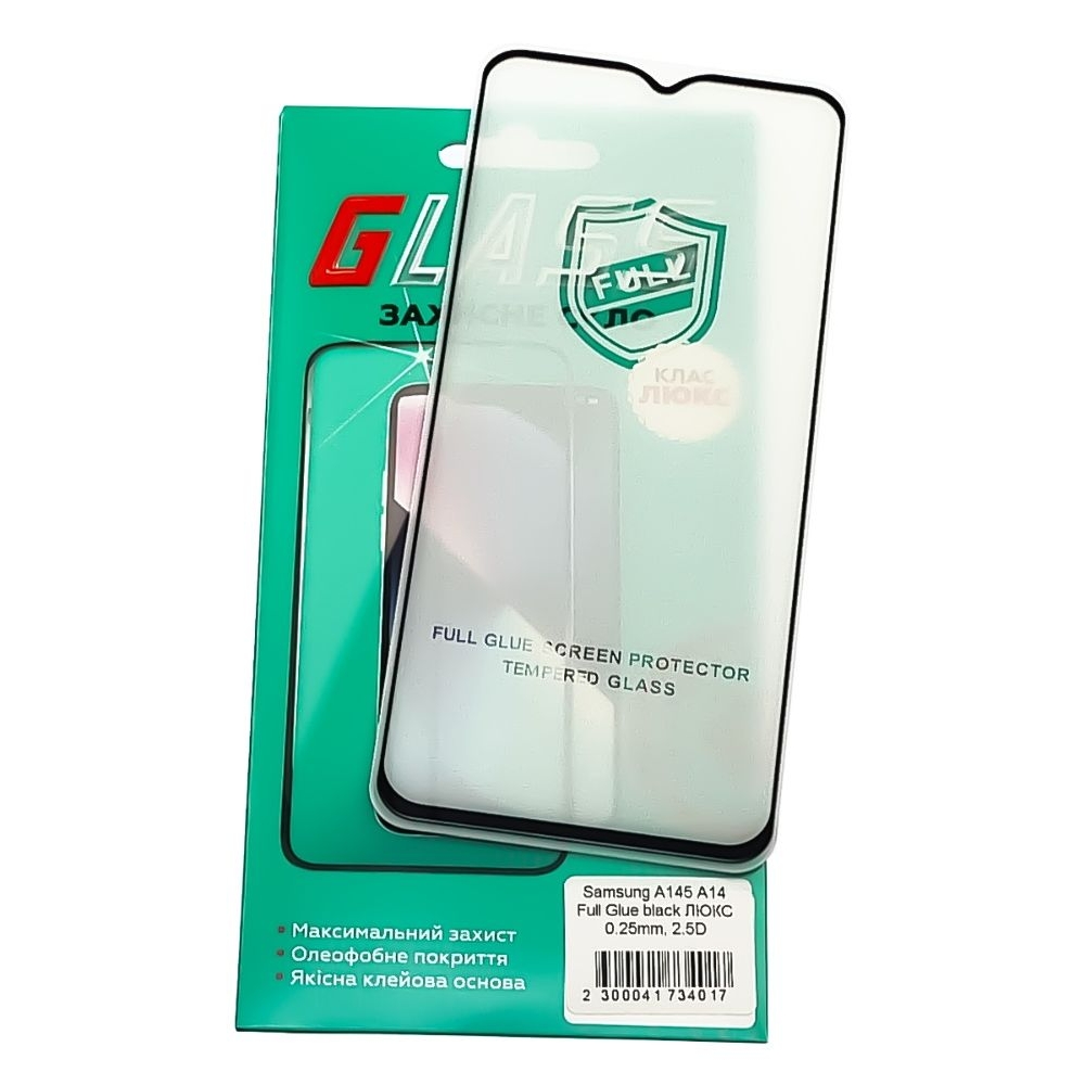 ������� ���� Samsung SM-A145 Galaxy A14, SM-A146 Galaxy A14 5G, �����, ����, 0.25 ��, 2.5D, iNobi, Full Glue, ���� �� ��� ��������, ������ � ������ | ���������� �������� ������