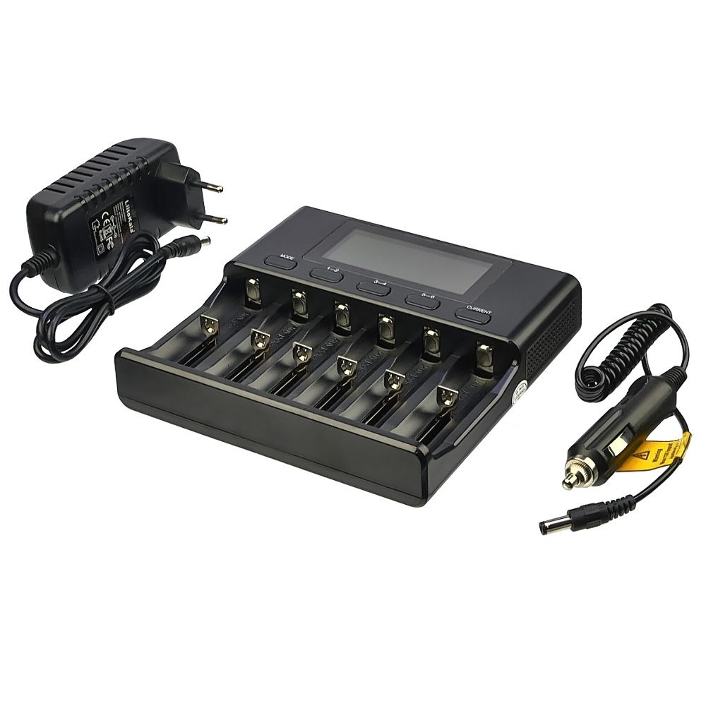 ������� �������� ���������� � �������� LiitoKala Lii-S6, ��� ������������� 18650, ��, ��� � ������, 6 ������