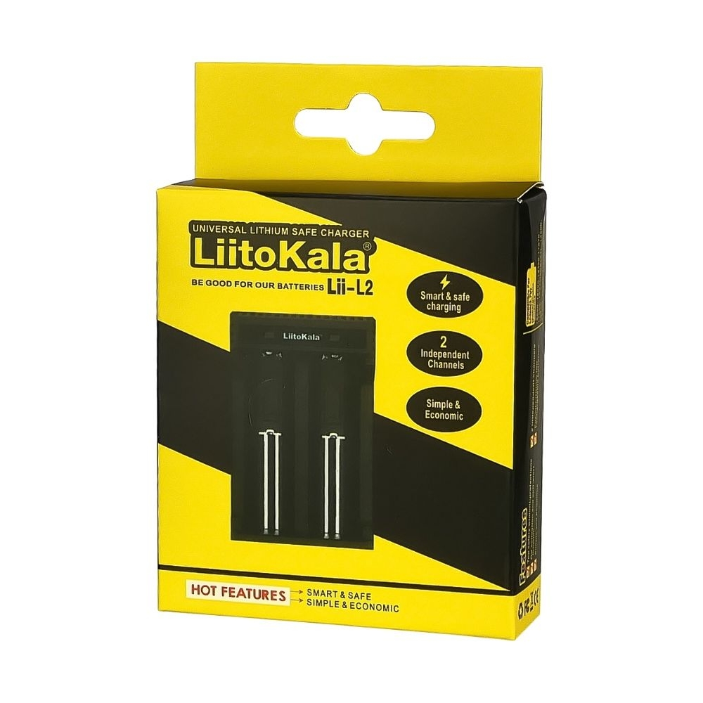 ������� �������� ���������� � �������� LiitoKala Lii-L2, ��� ������������� 18650, ��, ��� � ������, �������������, 2 �����