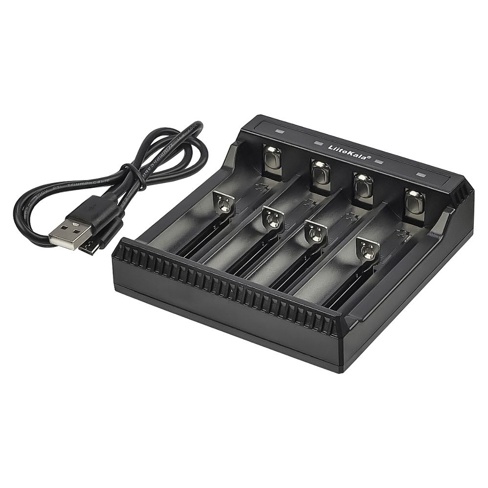 ������� �������� ���������� � �������� LiitoKala Lii-L4, ��� ������������� 18650, ��, ��� � ������, �������������, 4 �����