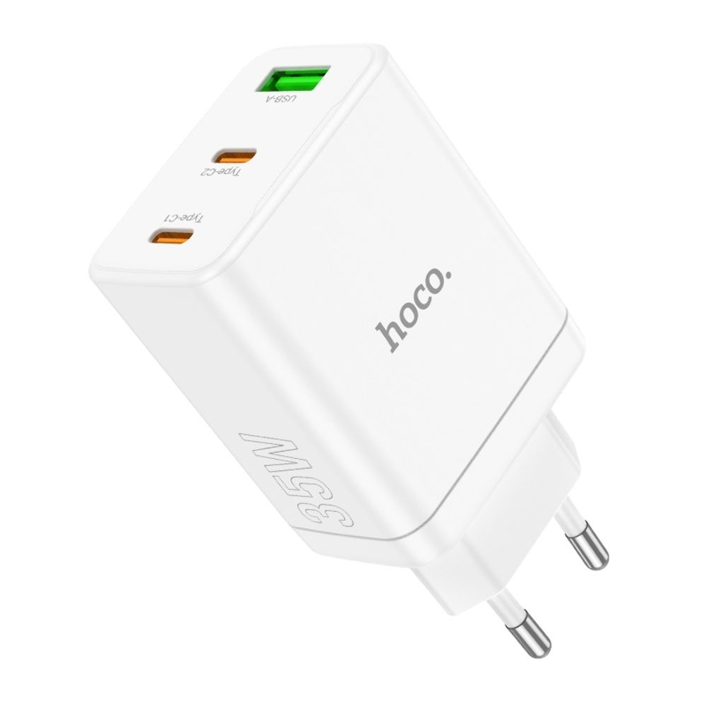 ������� �������� ���������� Hoco N33, 1 USB, 2 Type-C, PowerDelivery (35 ��), �����