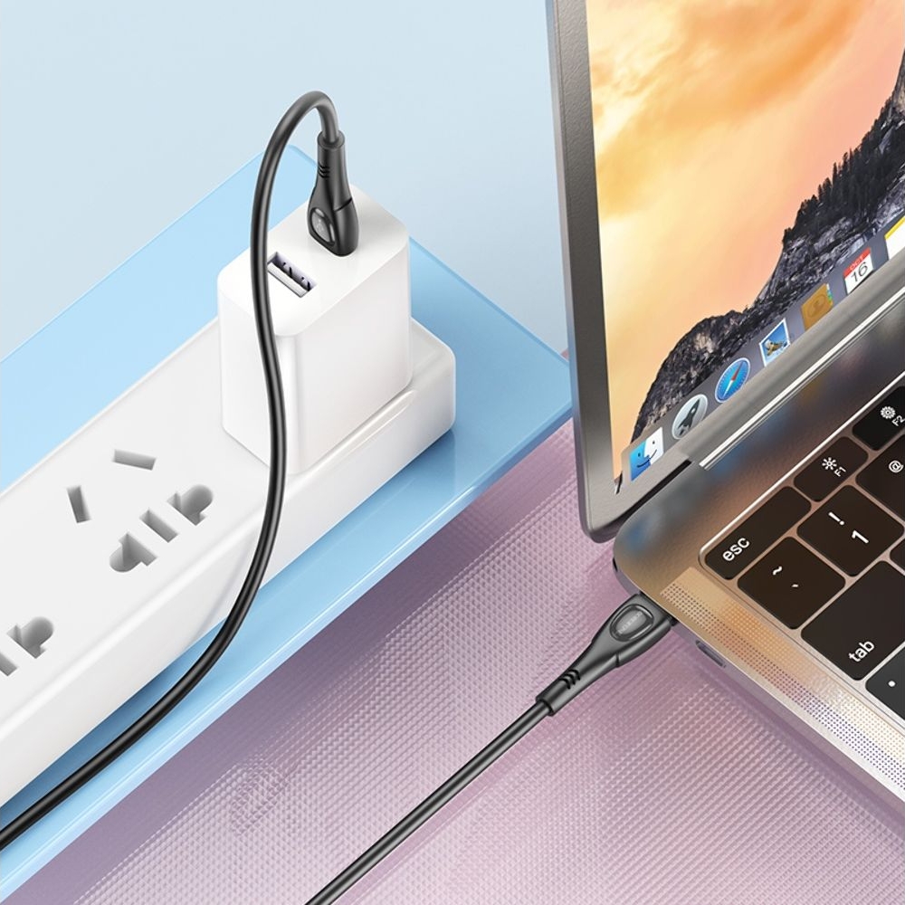 USB-������ Borofone BX98, Type-C �� Type-C, PD, 60 ��, 100 ��, ������