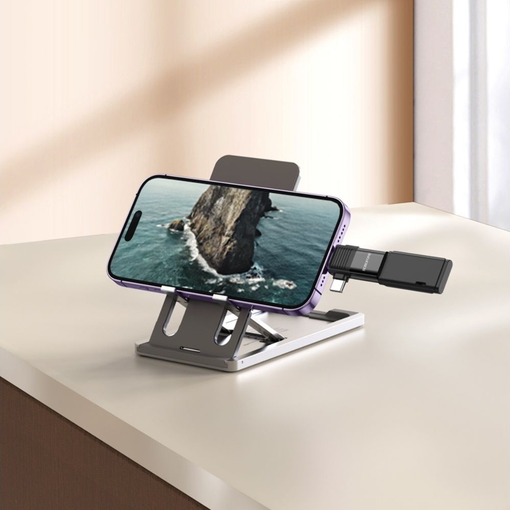 ������� ���������� Borofone BV18, Type-C � Lightning �� USB, 2 � 1, ������