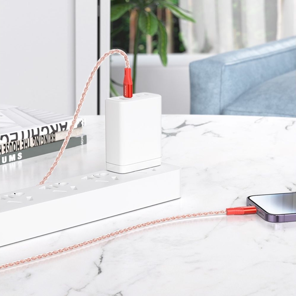 USB-������ Borofone BX96, Type-C �� Lightning, 100 ��, �������