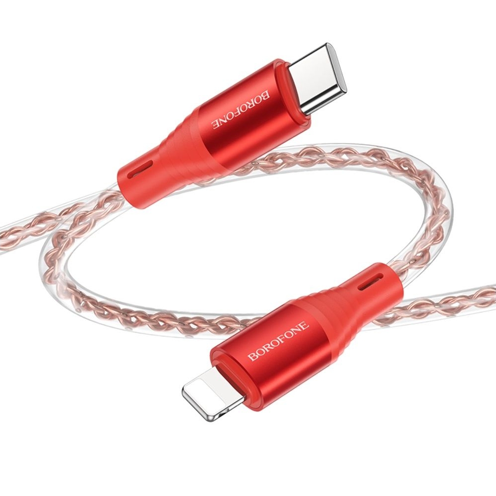 USB-������ Borofone BX96, Type-C �� Lightning, 100 ��, �������