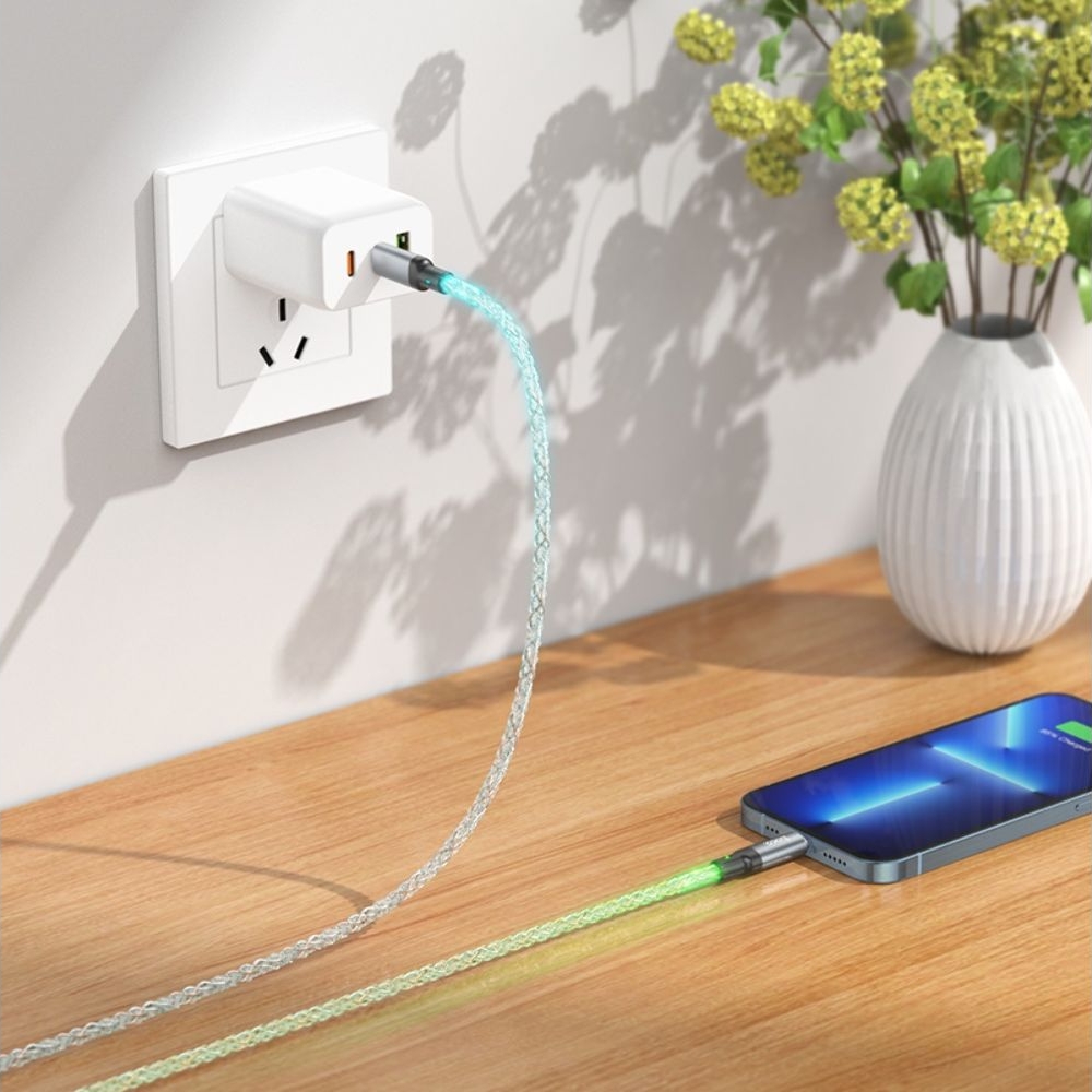 USB-������, Type-C �� Lightning Hoco U112, 100 ��, ����