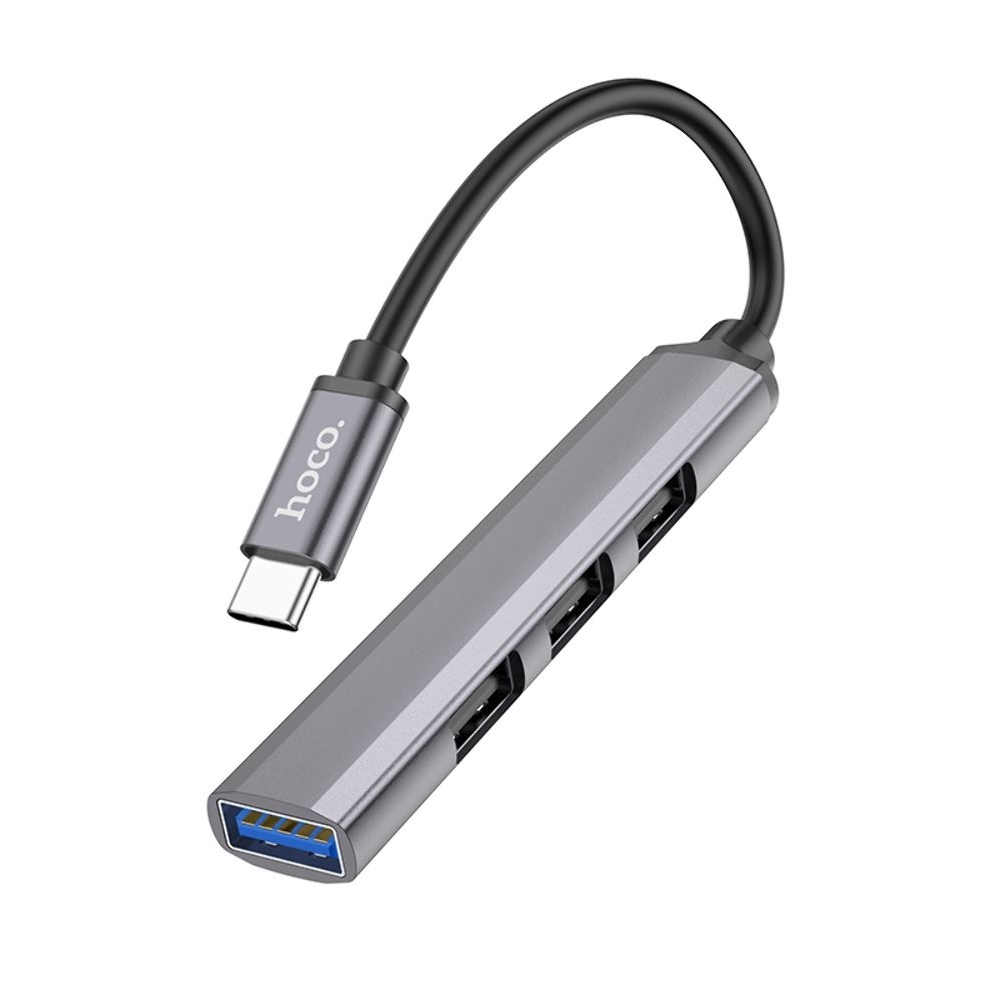 ������������� ��� Hoco HB26, 4 � 1, Type-C to USB 3.0 (F)/ 3 USB 2.0 (F), 13 ��, �����������