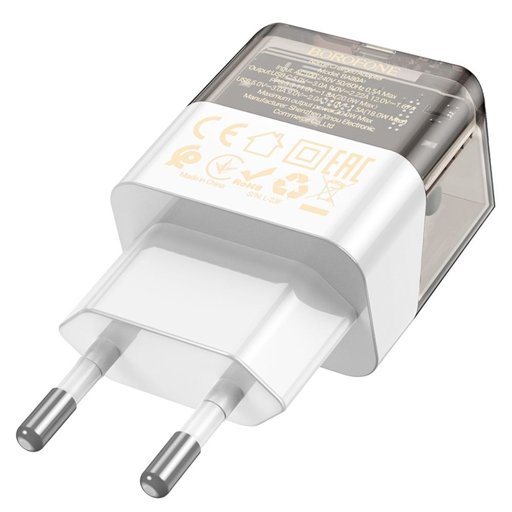 ������� �������� ���������� Borofone BA80A USB, Type-C, PowerDelivery, QuickCharge ���������-, ������