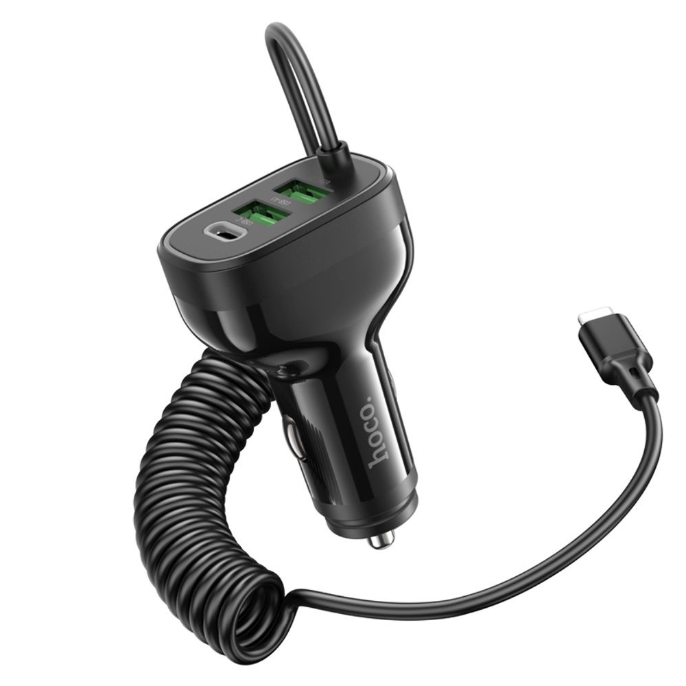 ������������� �������� ������� Hoco NZ11A, 2 USB, Type-C, Power Delivery (30 ��), ������ + ������ Lightning | �������, �������� ����������
