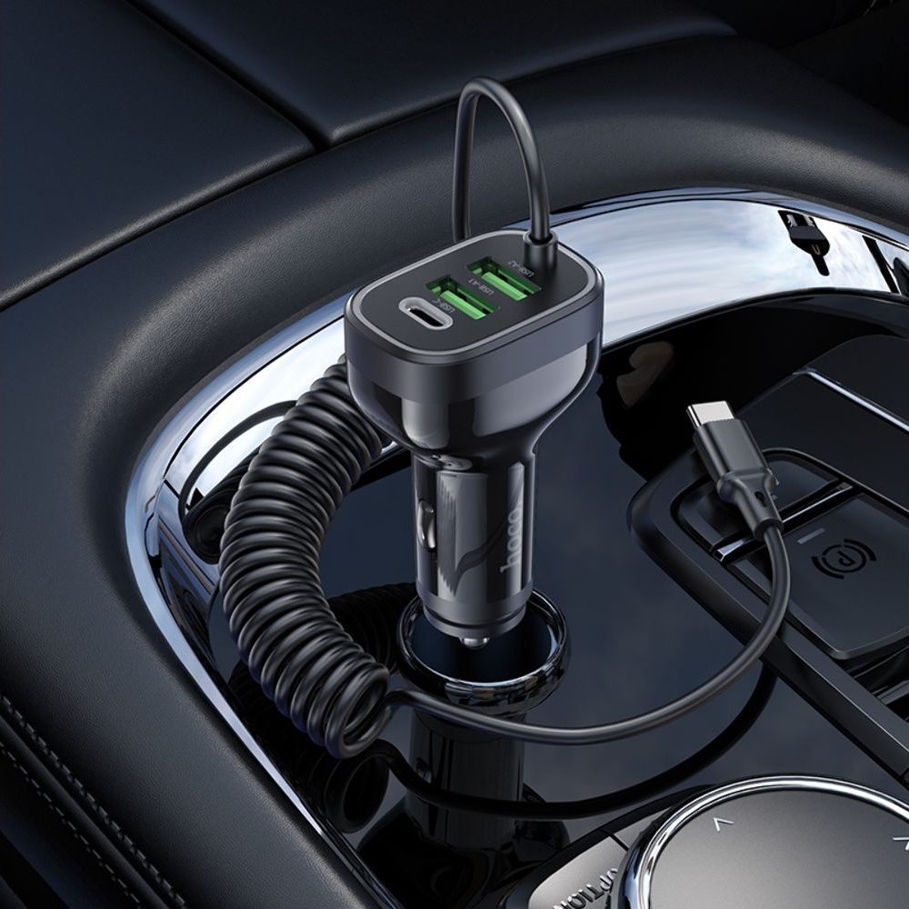 ������������� �������� ������� Hoco NZ11A, 2 USB, Type-C, Power Delivery (30 ��), ������ + ������ Type-C | �������, �������� ����������