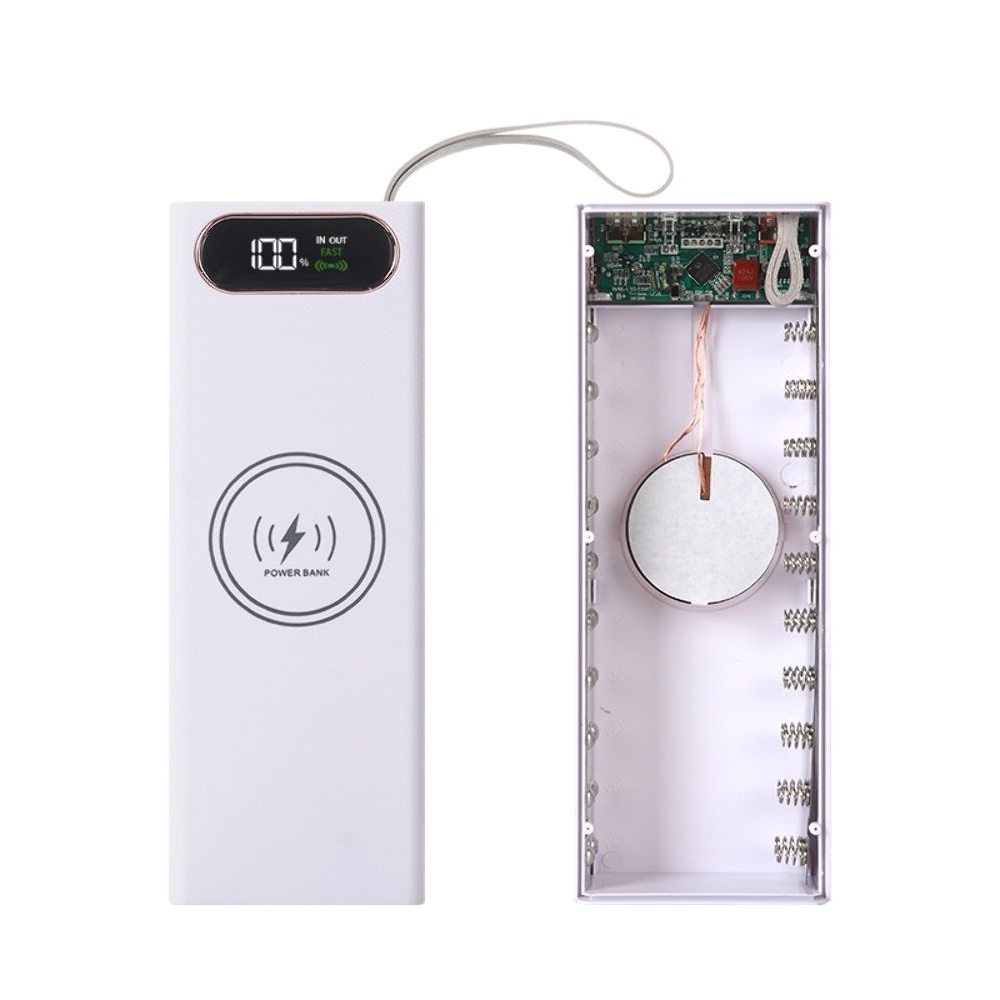 ������ Multi-powerbank L20, ��� �������� 18650 �� 20 ��, 22.5+15W, � ������������ �������� � ������, ����