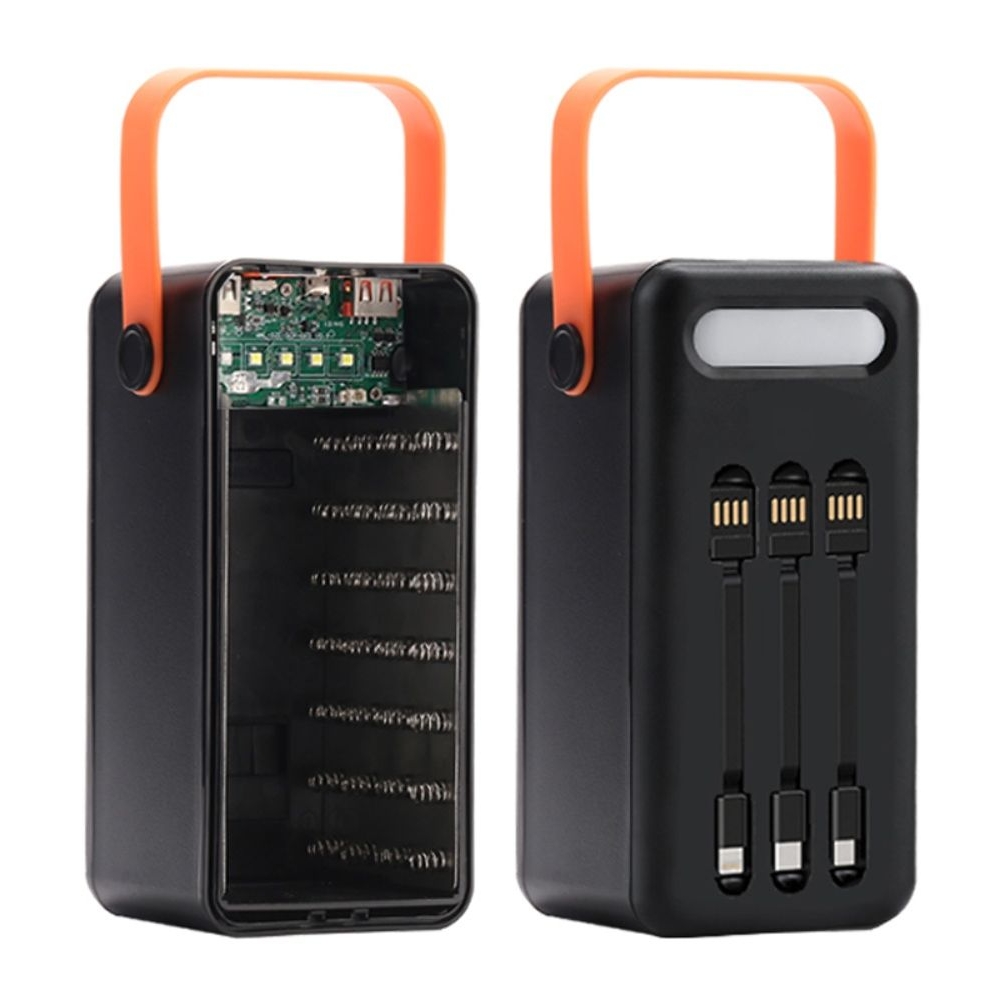 ������ Multi-powerbank S28, ��� �������� 18650 �� 28 ��, 22.5W, � ������, ������