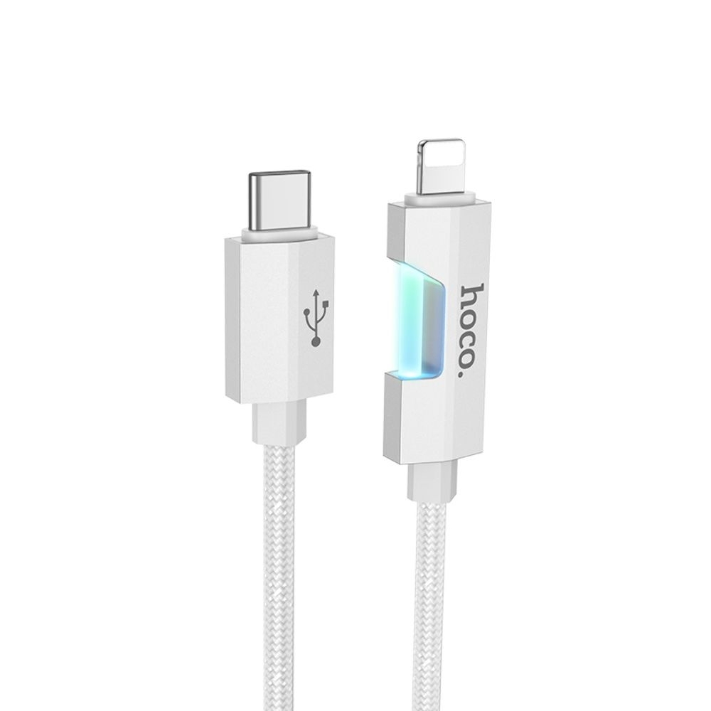 USB-������ Hoco U123, Type-C �� Lightning, 27 ��, 100 ��, ����