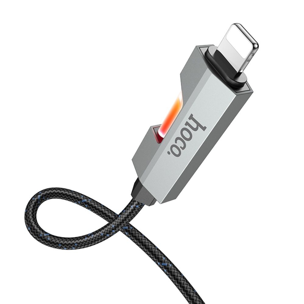 USB-������ Hoco U123, Type-C �� Lightning, 27 ��, 100 ��, ������