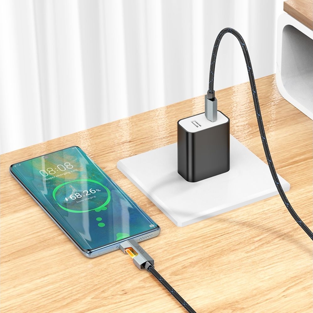 USB-������ Hoco U123, Type-C �� Type-C, PowerDelivery (60 ��), 100 ��, ������