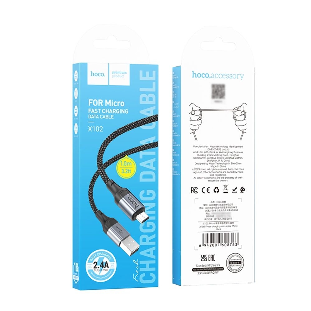 USB-������ Hoco X102, MicroUSB, ������