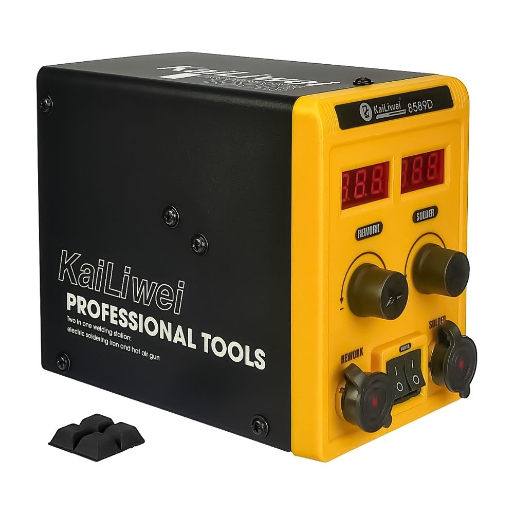 �������� ������� KaiLiwei 8589D, ��� � �������� ������� (700W), �������� � �������������� Hakko (60W), �������� ���������