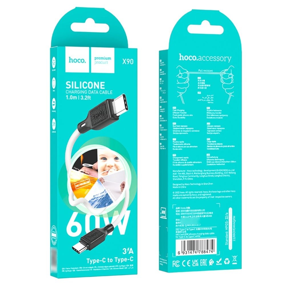 ������ Hoco X90 Type-C to Type-C PD 60W 1m, ����