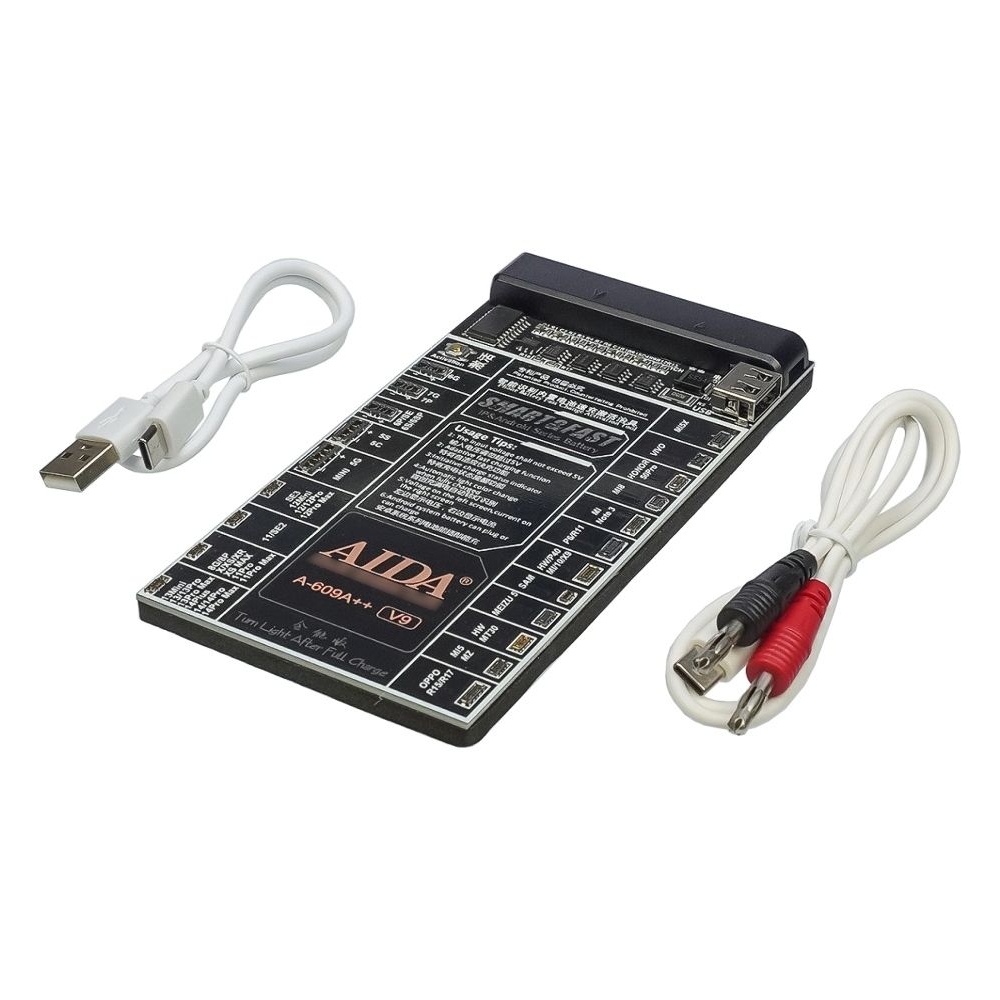 ����� ��������� � ������� ������������� Aida A-609A++ V9 ����. ���. (5G -15 Pro Max,HUAWEI,LENOVO,VIVO,MI,ZTE; ������ microUSB/USB A/�������� ��)