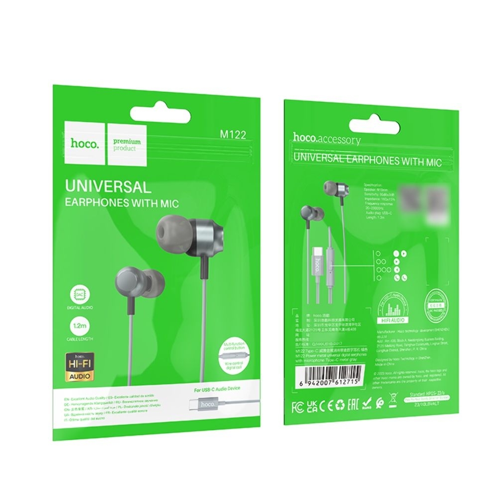 �������� ��������� ��������� Hoco M122 � ���������� Type-C �����